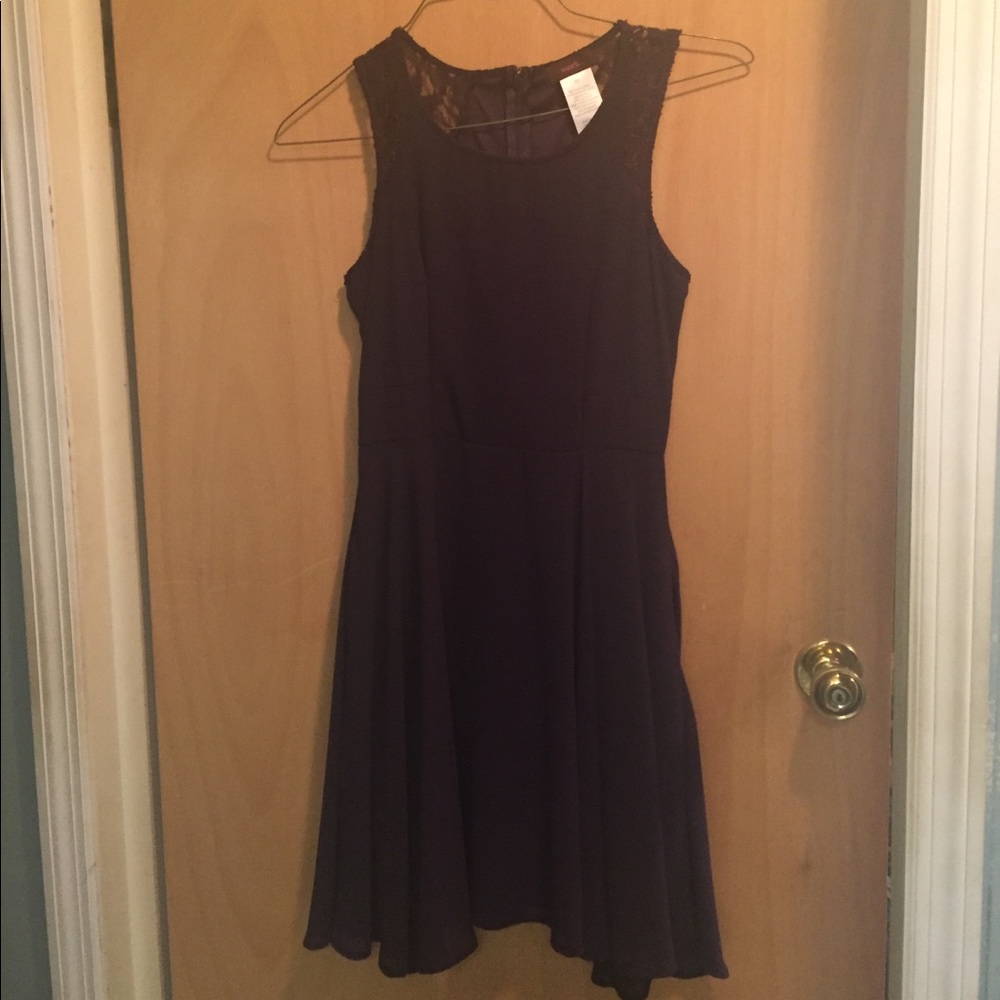 Plum purple dress